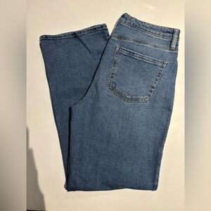 Buffalo David Bitton High Rise Wide Leg Jeans